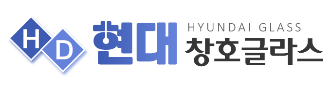 현대샷시유리_로고